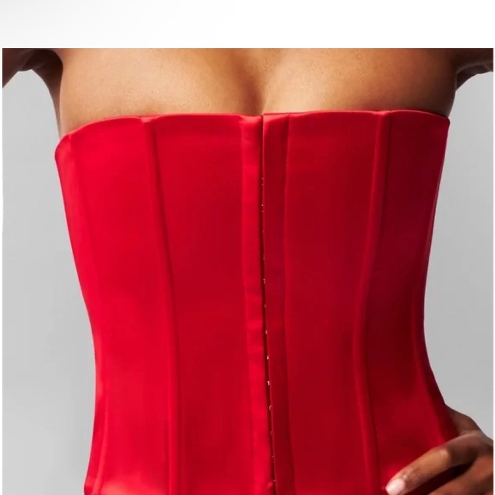 Danielle Guizio Women's Red Corset